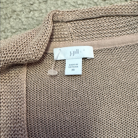 J. Jill Linen Long Cardigan Sweater XS - Picture 2 of 8